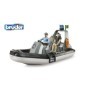 Bruder barca de politie cu girofar 2 figurine si accesorii Bruder - 1
